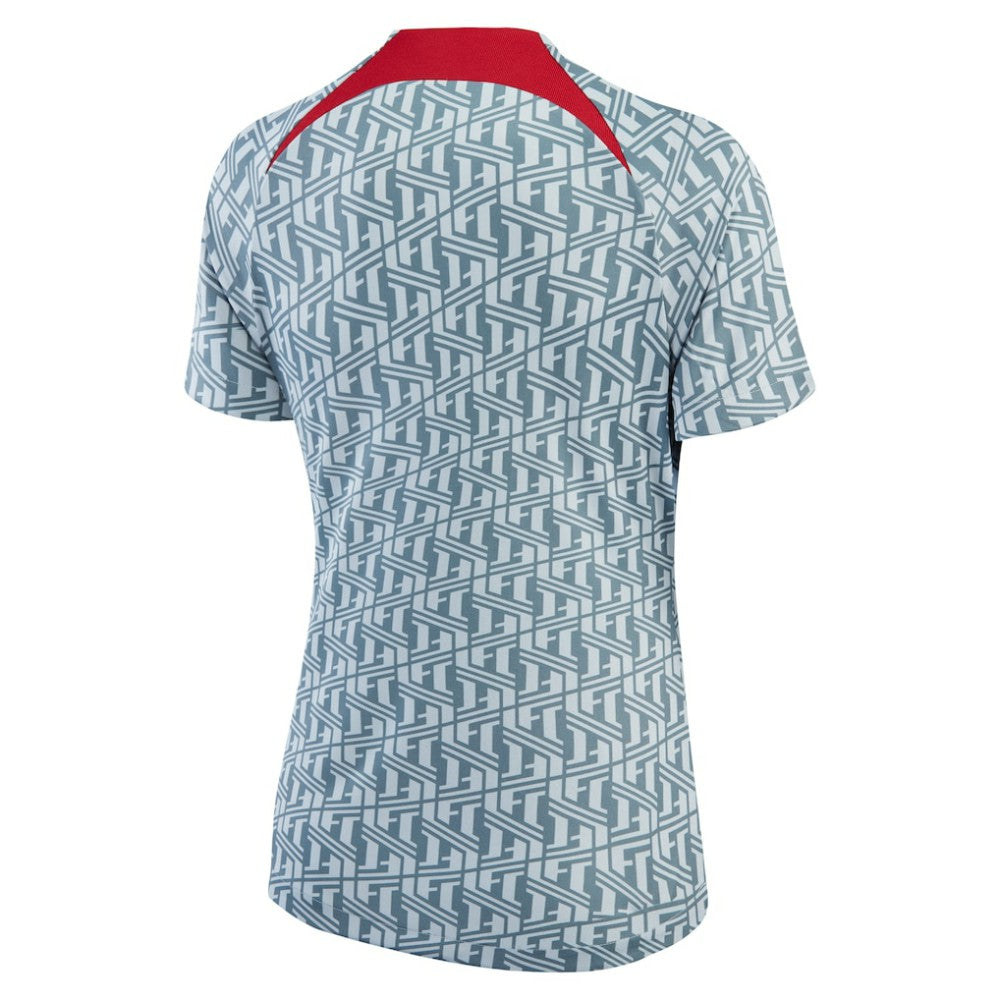 Liverpool Women's 2022/23 Pre-Match Raglan Performance Top - Gray | Nike on sale