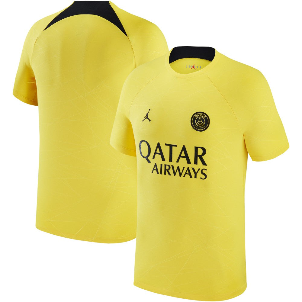 Paris Saint-Germain Jordan Brand 2022/23 Pre-Match Top - Yellow | Jordan discount