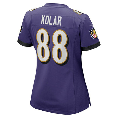 Charlie Kolar Baltimore Ravens Women's Player Game Jersey - Purple | Nike outlet