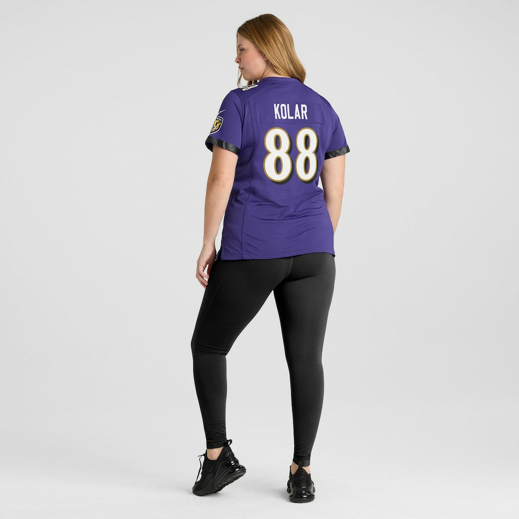 Charlie Kolar Baltimore Ravens Women's Player Game Jersey - Purple | Nike outlet