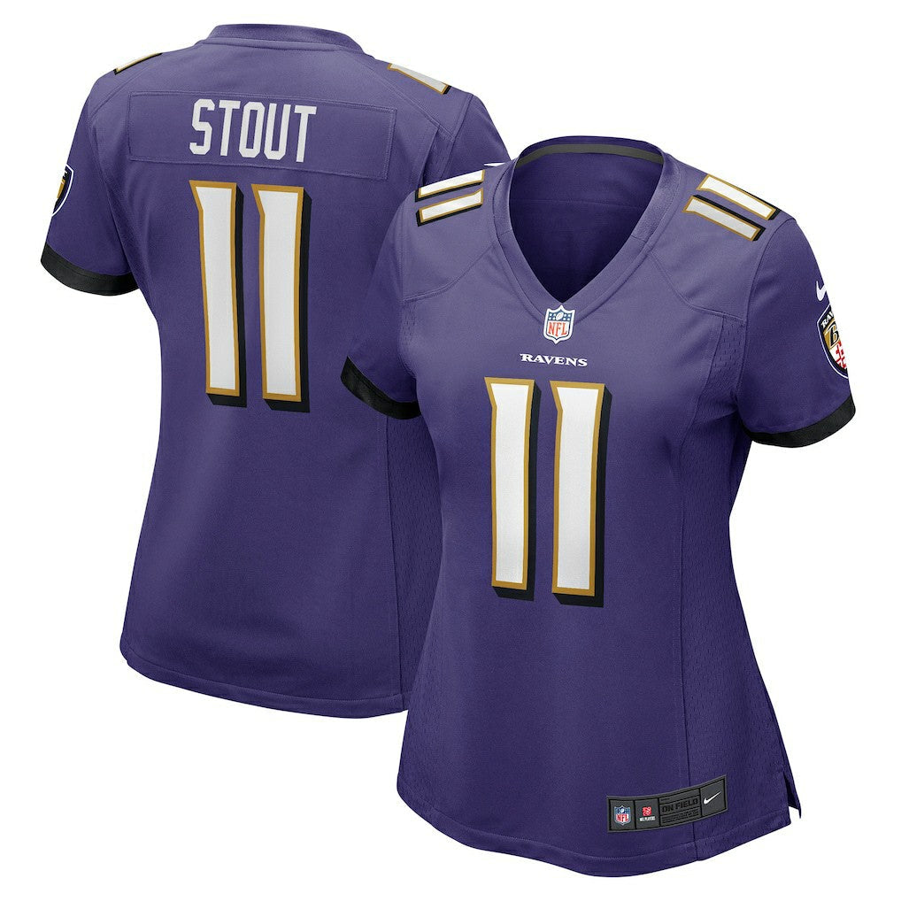 Jordan Stout Baltimore Ravens Women's Player Game Jersey - Purple | Nike online