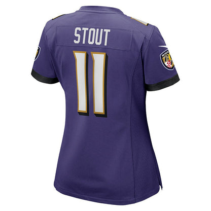 Jordan Stout Baltimore Ravens Women's Player Game Jersey - Purple | Nike online