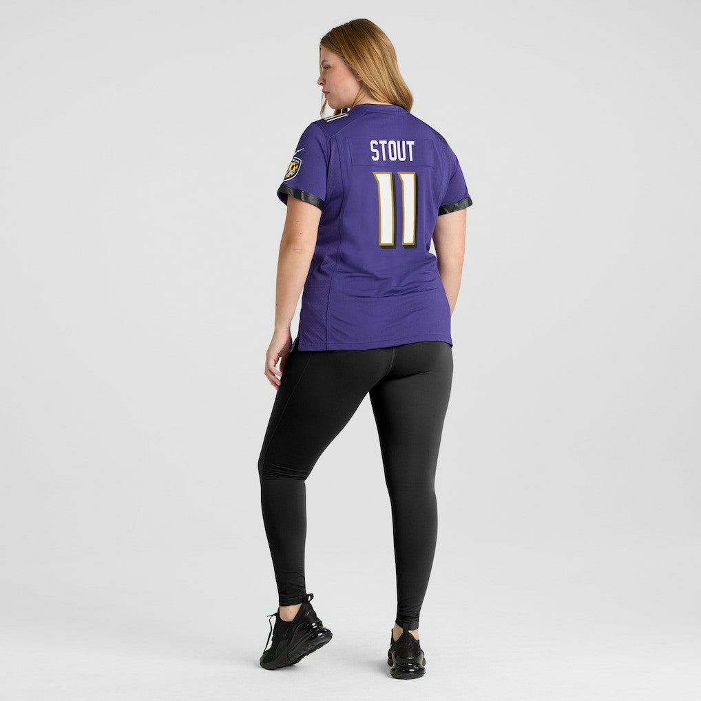Jordan Stout Baltimore Ravens Women's Player Game Jersey - Purple | Nike online