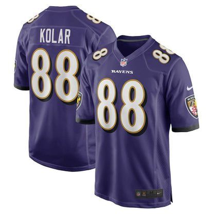 Charlie Kolar Baltimore Ravens Player Game Jersey - Purple | Nike for sale