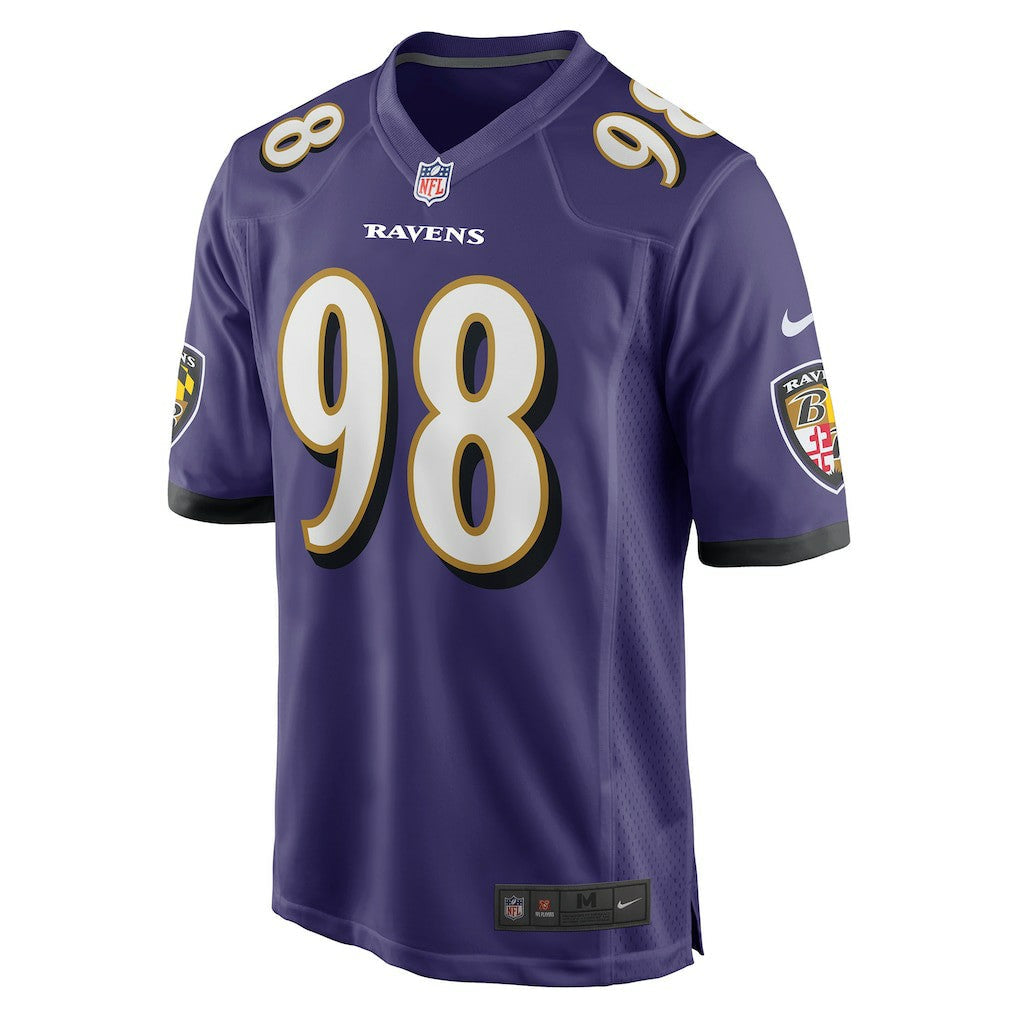 Travis Jones Baltimore Ravens Player Game Jersey - Purple | Nike for sale