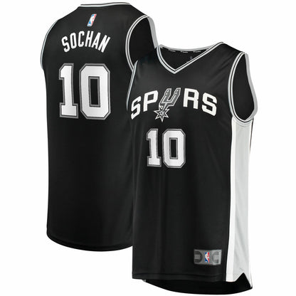 Jeremy Sochan San Antonio Spurs Youth 2022 NBA Draft First Round Pick Fast Break Replica Jersey - Icon Edition - Black | Fanatics online