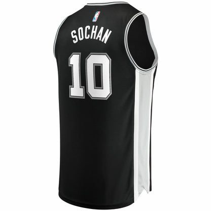 Jeremy Sochan San Antonio Spurs Youth 2022 NBA Draft First Round Pick Fast Break Replica Jersey - Icon Edition - Black | Fanatics online