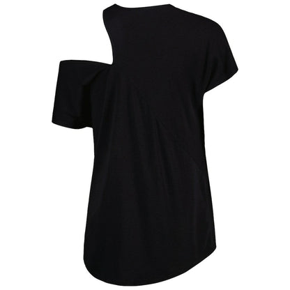 Baltimore Ravens KIYA TOMLIN Women's Cut Out Tri-Blend Shirt - Black cheap