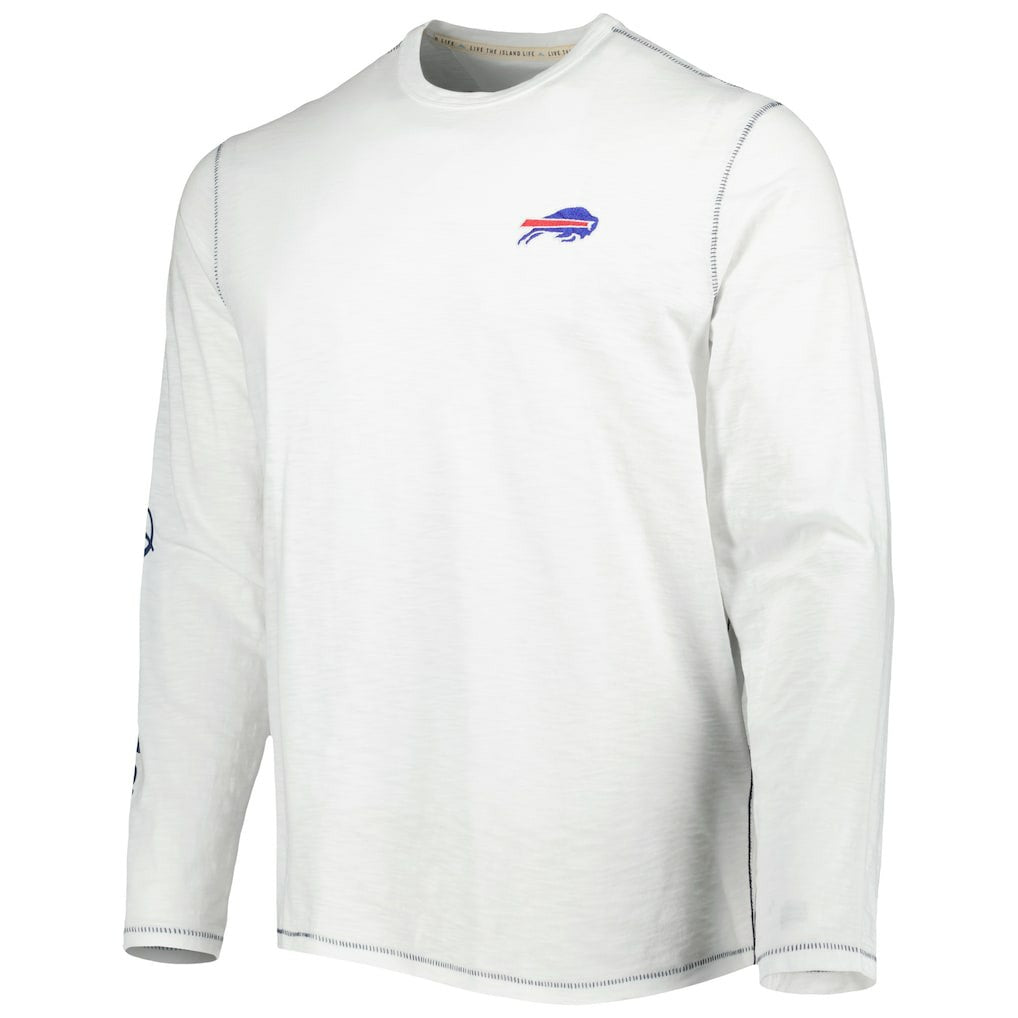 Buffalo Bills Laces Out Billboard Long Sleeve T-Shirt - White for sale
