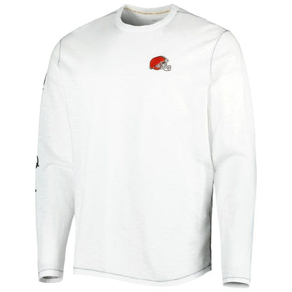 Cleveland Browns Laces Out Billboard Long Sleeve T-Shirt - White discount