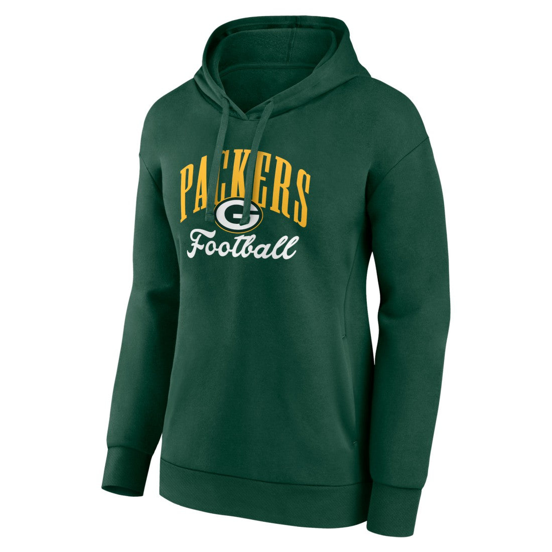Green Bay Packers Women's Team Logo Victory Script Pullover Hoodie - Green cheap