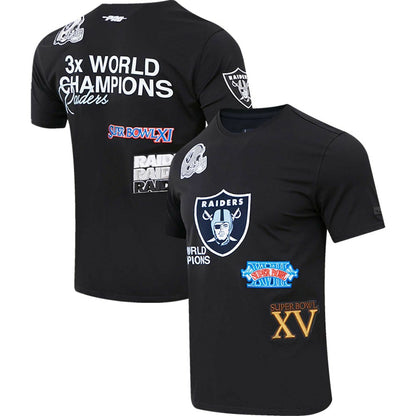 Las Vegas Raiders Pro Standard Championship T-Shirt - Black on sale