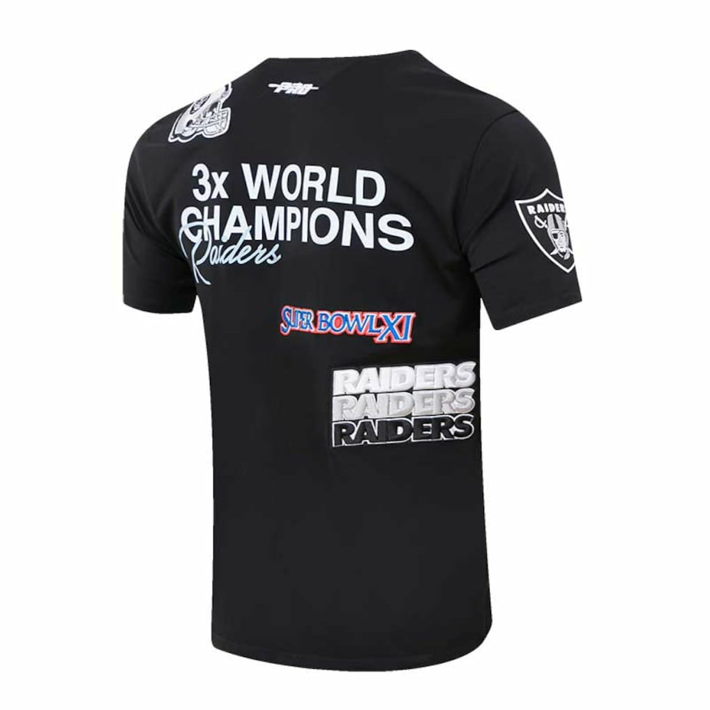 Las Vegas Raiders Pro Standard Championship T-Shirt - Black on sale