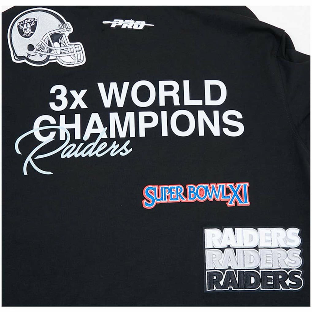 Las Vegas Raiders Pro Standard Championship T-Shirt - Black on sale