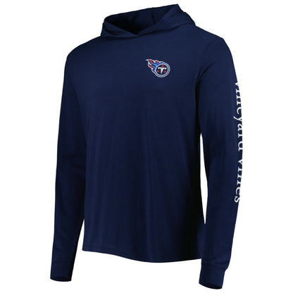 Tennessee Titans Vineyard Vines Local Long Sleeve Hoodie T-Shirt - Navy on sale