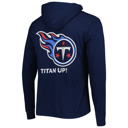 Tennessee Titans Vineyard Vines Local Long Sleeve Hoodie T-Shirt - Navy on sale