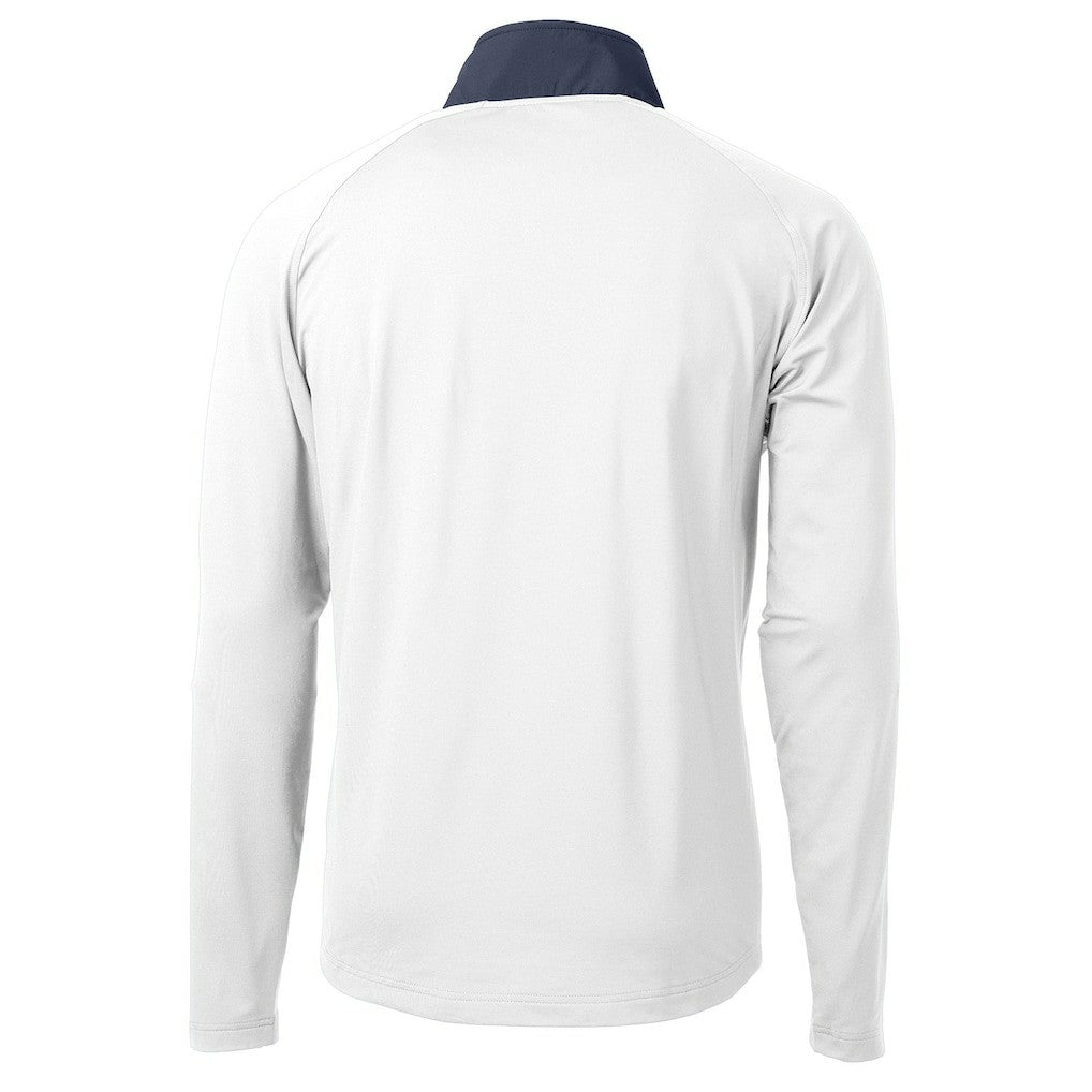 Indianapolis Colts Cutter & Buck Adapt Eco Knit Hybrid Recycled Quarter-Zip Pullover Top - White sale