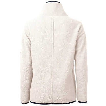 San Francisco 49ers Cutter & Buck Women's Americana Cascade Eco Sherpa Fleece Half-Zip Pullover Jacket - Cream online