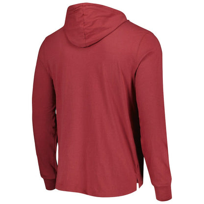 Arizona Cardinals '47 Field Franklin Hooded Long Sleeve T-Shirt - Cardinal discount