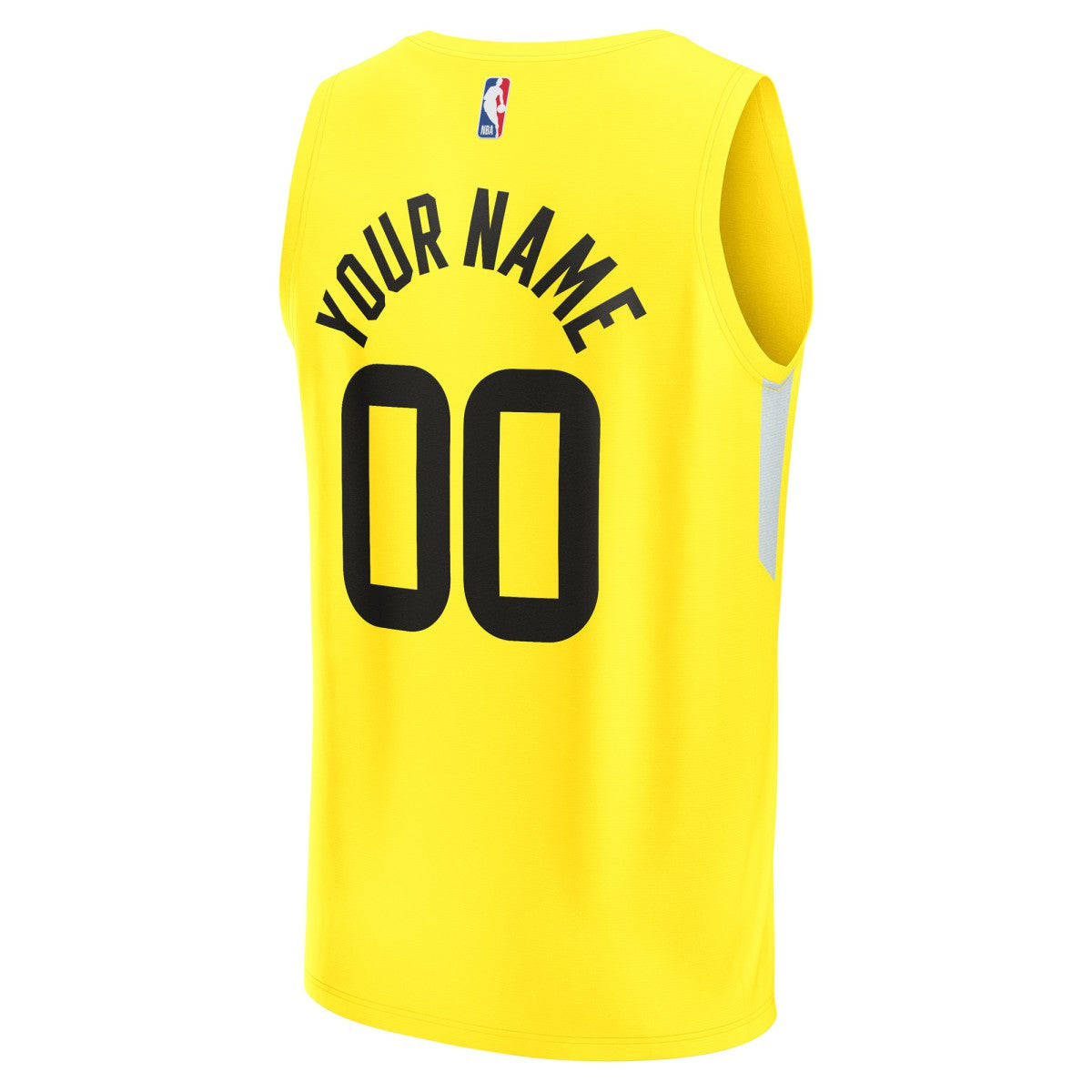 Utah Jazz Fast Break Replica Custom Jersey - Icon Edition - Yellow | Fanatics outlet