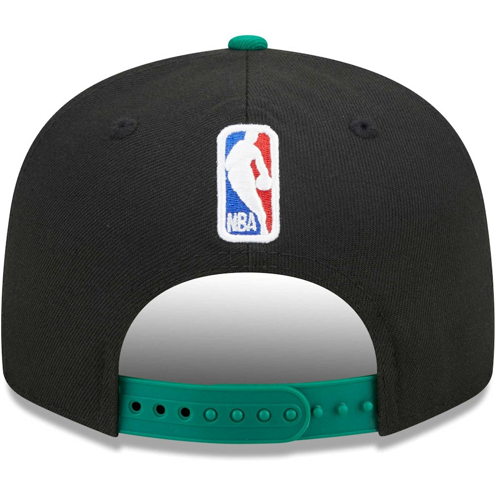 Boston Celtics Jersey Hook Statement Edition 9FIFTY Snapback Hat - Black/Green | New Era for sale