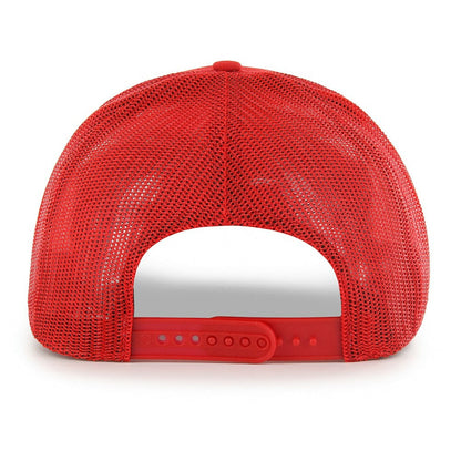 Washington Nationals Ridgeline Tonal Patch Trucker Adjustable Hat - Red | 47 brand