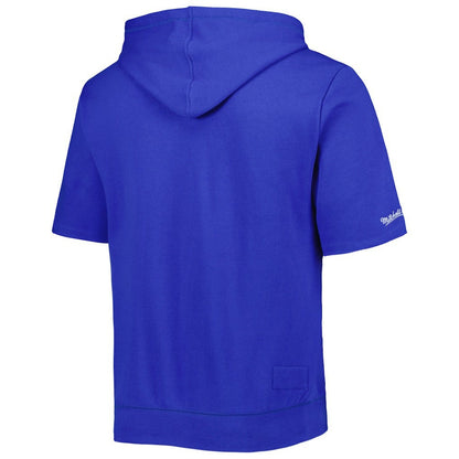 Buffalo Bills Washed Short Sleeve Pullover Hoodie - Royal for sale