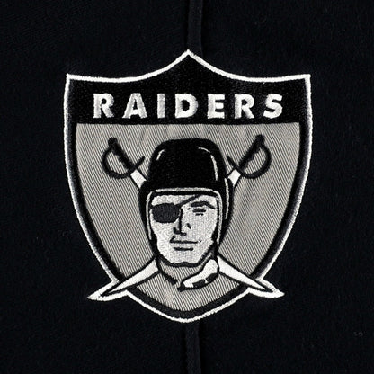 Las Vegas Raiders '47 Historic Logo Gridiron Lace-Up Pullover Hoodie - Heather Gray sale