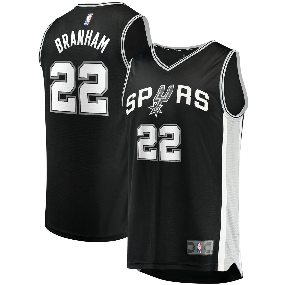 Malaki Branham San Antonio Spurs Fast Break Replica Player Jersey - Icon Edition - Black | Fanatics for sale