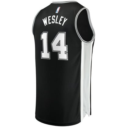 Blake Wesley San Antonio Spurs Fast Break Replica Player Jersey - Icon Edition - Black | Fanatics discount