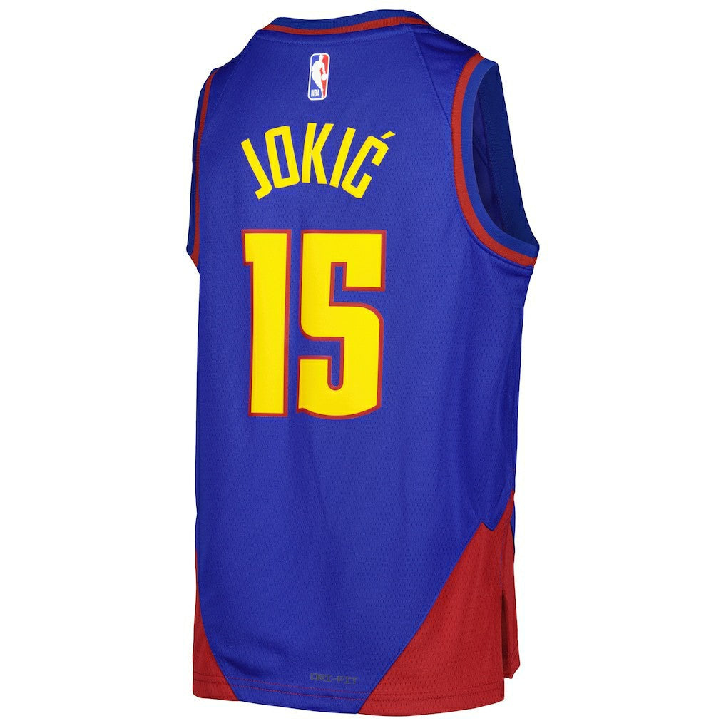 Nikola Jokic Denver Nuggets Jordan Brand Youth Swingman Jersey sale - Statement Editi- Blue shop