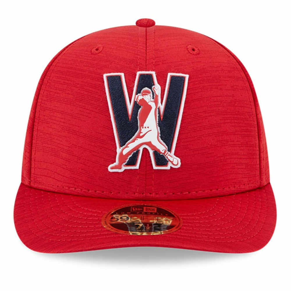 Washington Nationals 2023 Clubhouse Low Profile 59FIFTY Fitted Hat - Red | New Era