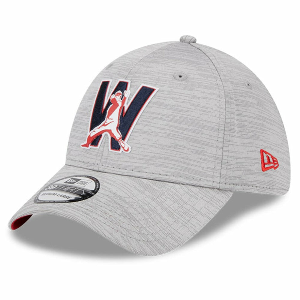 Washington Nationals 2023 Clubhouse 39THIRTY Flex Hat - Gray | New Era