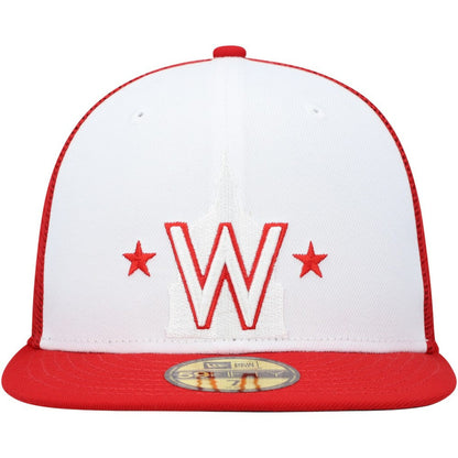 Washington Nationals 2023 On-Field Batting Practice 59FIFTY Fitted Hat - White/Red | New Era