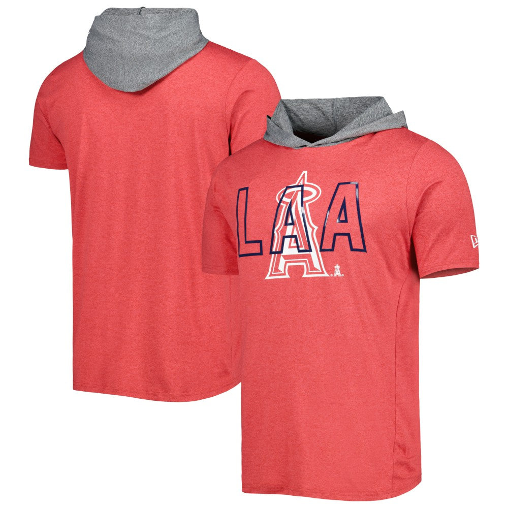 Los Angeles Angels Team Hoodie T-Shirt - Red | New Era