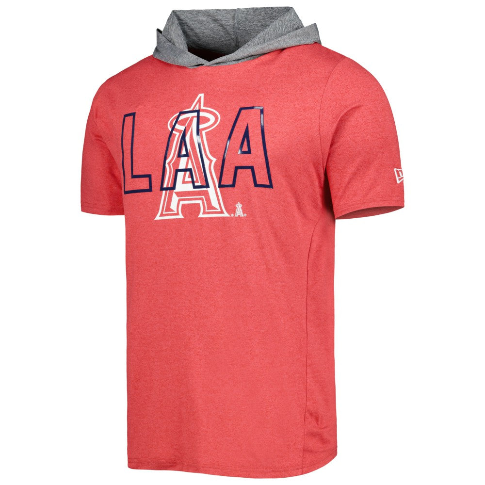 Los Angeles Angels Team Hoodie T-Shirt - Red | New Era