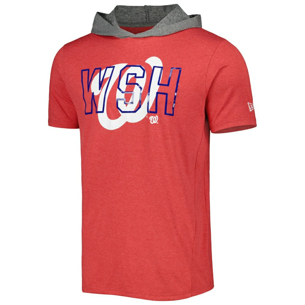 Washington Nationals Team Hoodie T-Shirt - Red | New Era