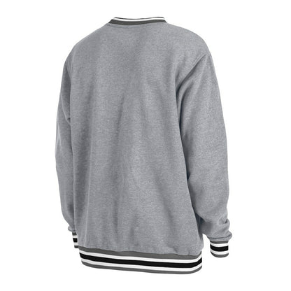 Brooklyn Nets Unisex Vintage Throwback Crew Sweatshirt - Heather Gray | New Era outlet