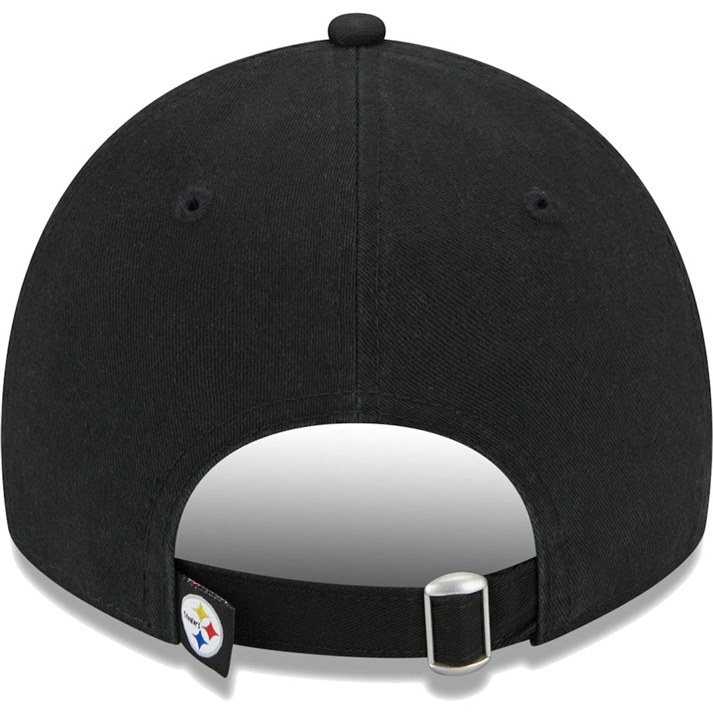 Pittsburgh Steelers New Era Women's Leaves 9TWENTY Adjustable Hat - Black online