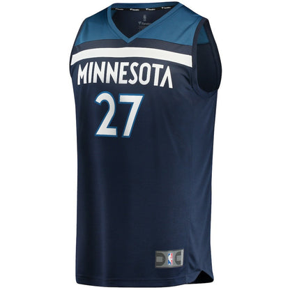 Rudy Gobert Minnesota Timberwolves Fast Break Replica Jersey - Icon Edition - Navy | Fanatics sale