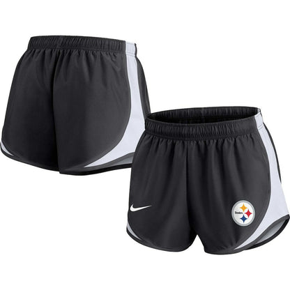 Pittsburgh Steelers Women's Performance Tempo Shorts - Black | Nike discount