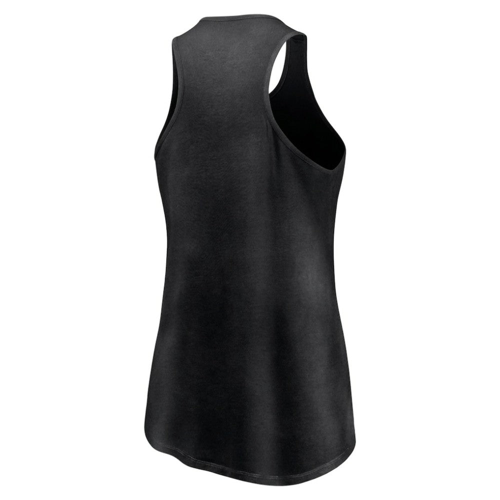 Chicago White Sox Women's Simplicity Swing Racerback Scoop Neck Tank Top - Black