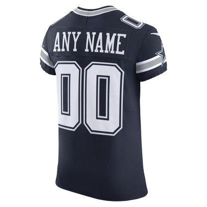 Dallas Cowboys Vapor F.U.S.E. Elite Custom Jersey - Navy | Nike for sale