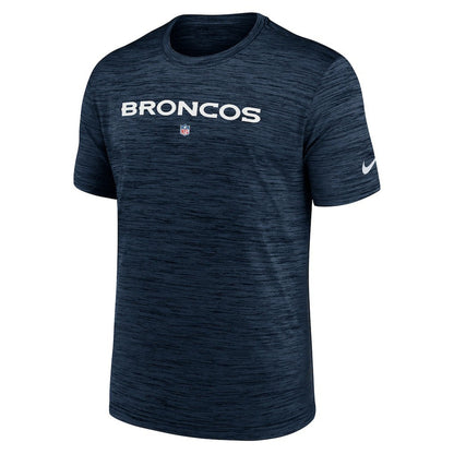 Denver Broncos Velocity Performance T-Shirt - Navy | Nike sale