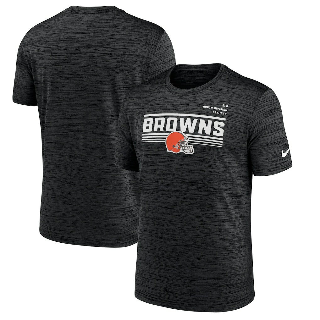 Cleveland Browns Yardline Velocity Performance T-Shirt - Anthracite | Nike sale