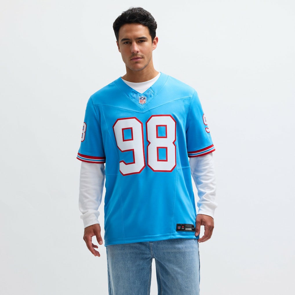 Jeffery Simmons Tennessee Titans Vapor F.U.S.E. Limited Jersey - Light Blue | Nike outlet