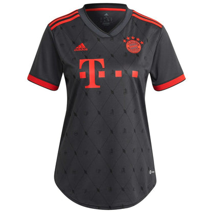Leroy Sané Bayern Munich Women's 2022/23 Third Replica Player Jersey - Charcoal | Adidas discount