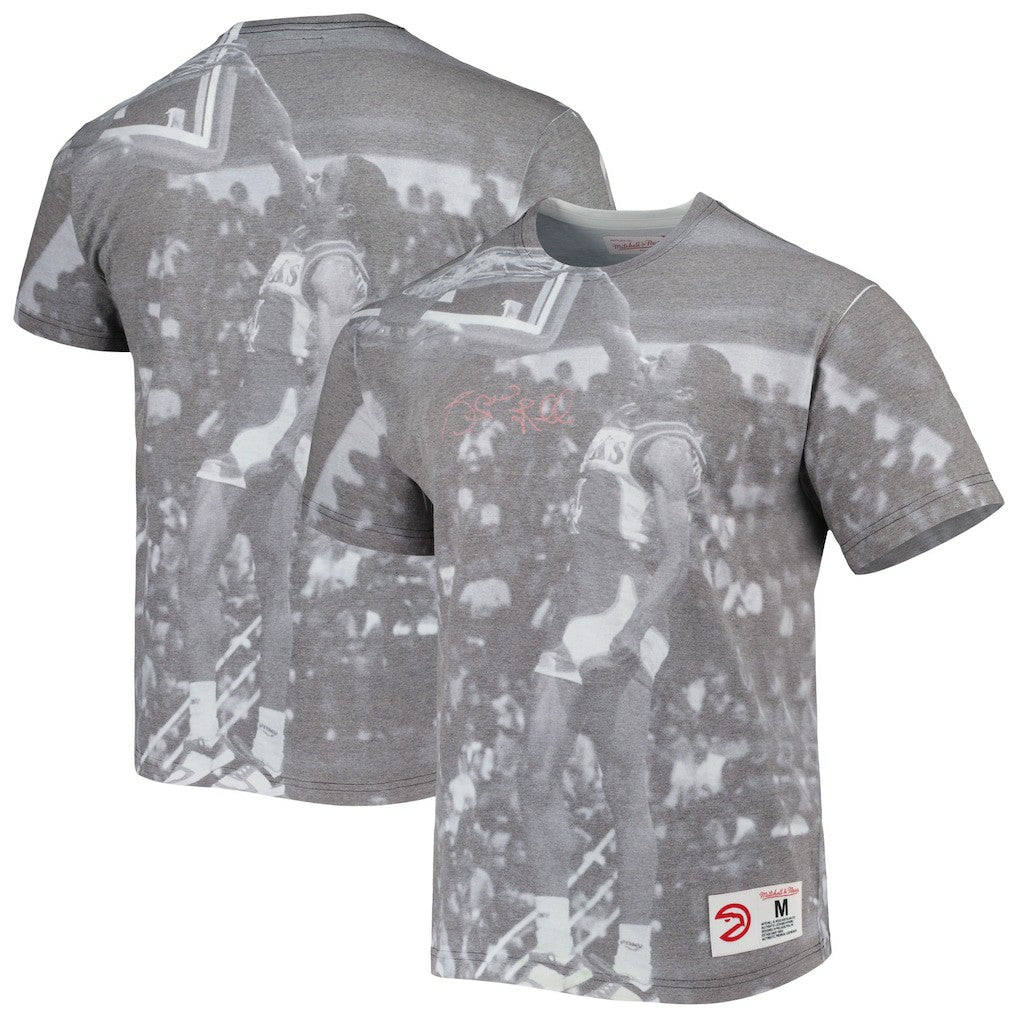 Spud Webb Atlanta Hawks Above The Rim T-Shirt - Heather Gray | Mitchell & Ness discount