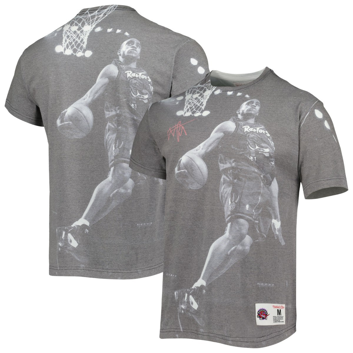 Vince Carter Toronto Raptors Above The Rim T-Shirt - Heather Gray | Mitchell & Ness discount