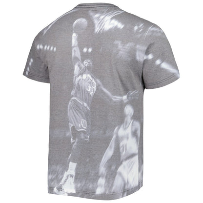 Karl Malone Utah Jazz Above The Rim T-Shirt - Heather Gray | Mitchell & Ness online